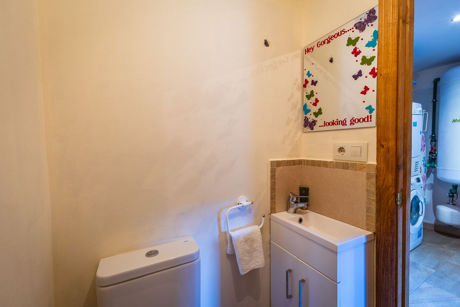 Aseo (y lavanderia) en planta baja